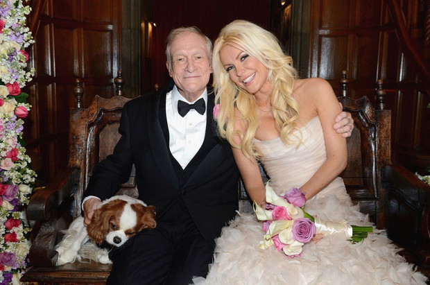 Hugh Hefner po?lubi? Crystal Harris