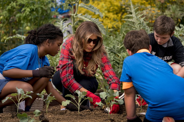 Melania Trump na spotkaniu z m?odzie??