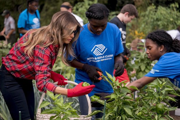 Melania Trump na spotkaniu z m?odzie??