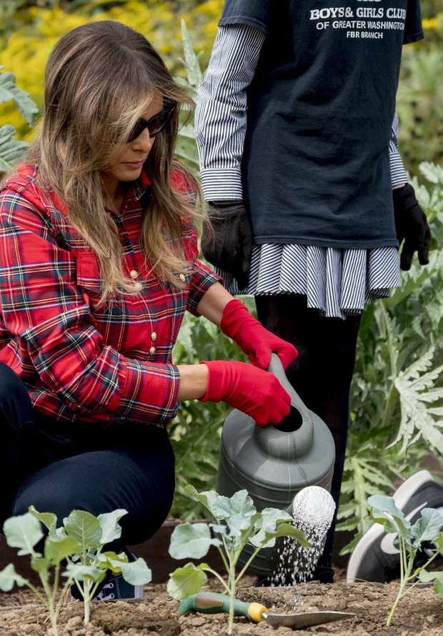 Melania Trump na spotkaniu z m?odzie??