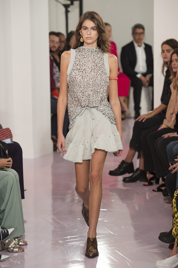 DÈfilÈ de mode printemps-ÈtÈ 2018 "ChloÈ" ‡ Paris