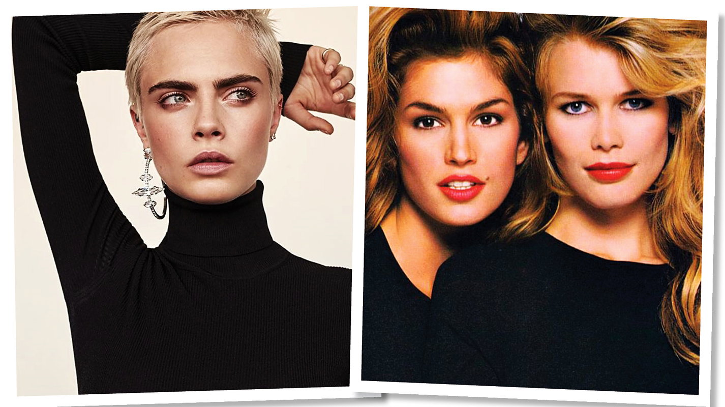 Cara Delevingne, Cindy Crawford, Claudia Schiffer