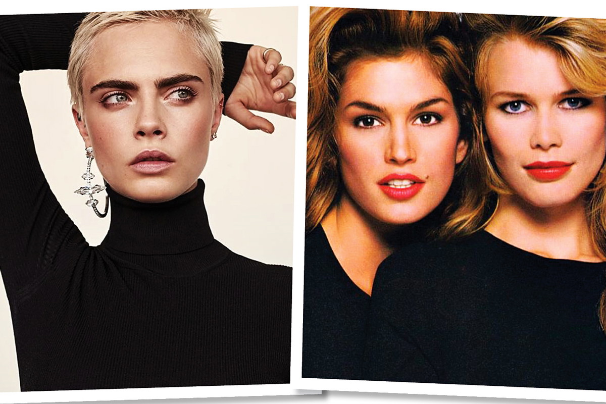 Cara Delevingne, Cindy Crawford, Claudia Schiffer