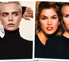 Cara Delevingne, Cindy Crawford, Claudia Schiffer