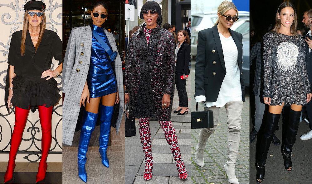 Gwiazdy noszą wysokie buty, gorący trend na jesień i zimę