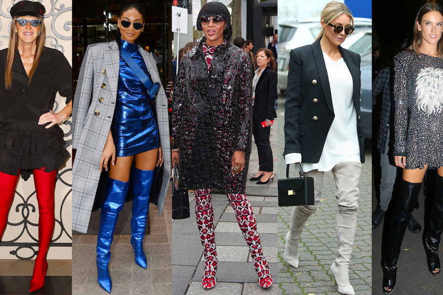Gwiazdy noszą wysokie buty, gorący trend na jesień i zimę