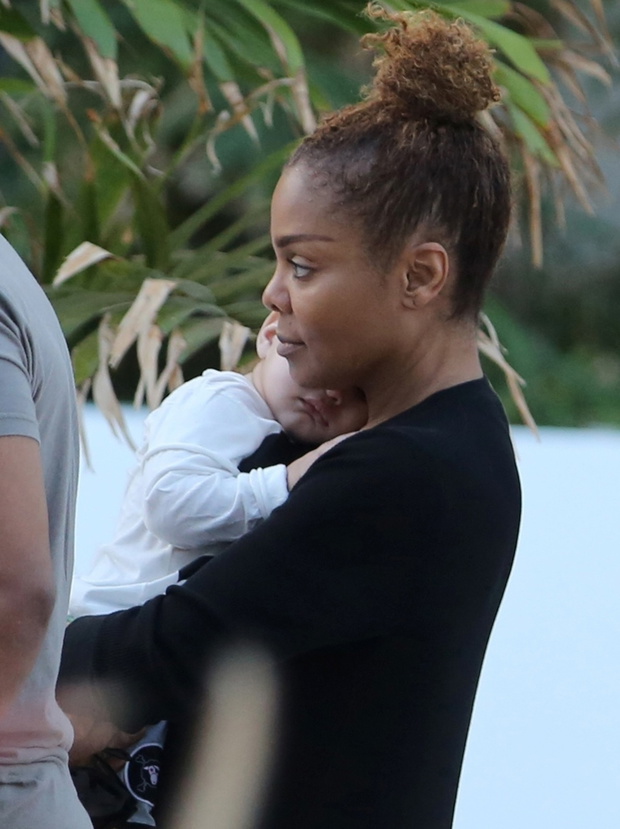 Janet Jackson z dzieckiem