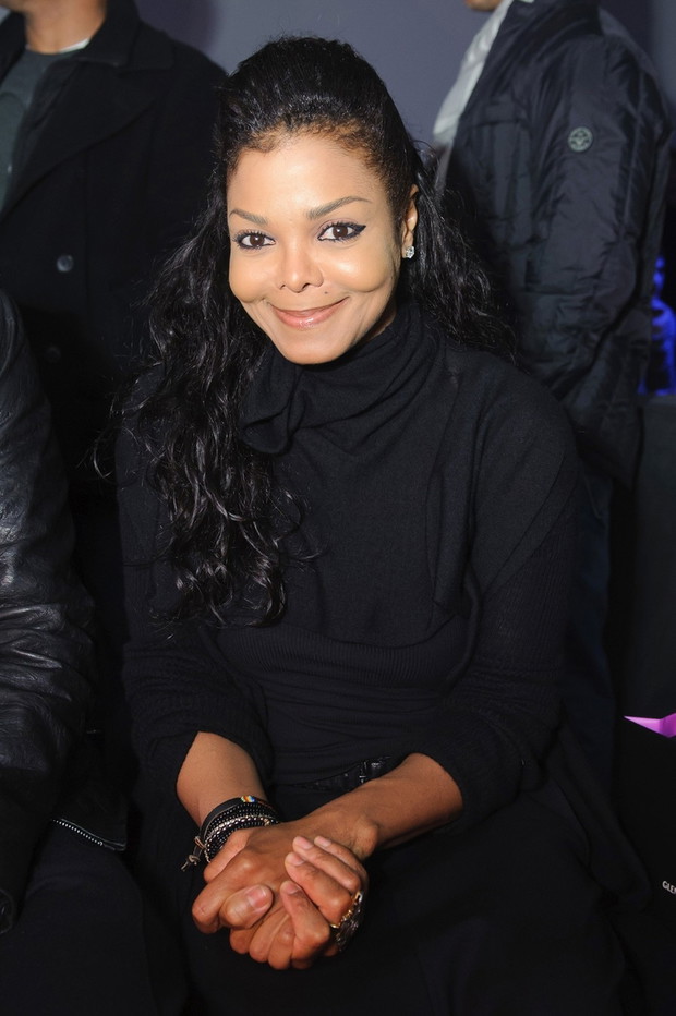 Janet Jackson na pokazie mody w Moskwie