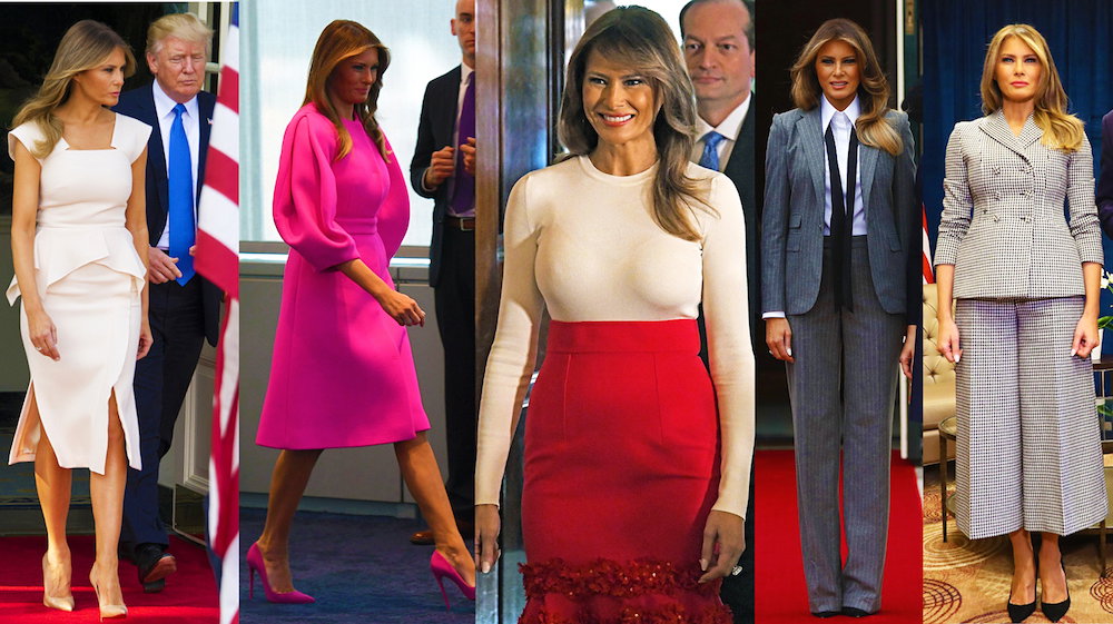 Melania Trump i jej modowe wpadki