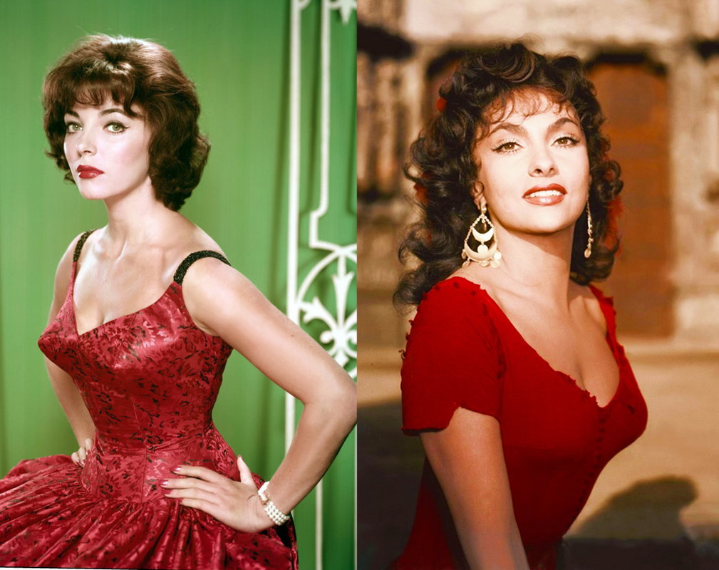 gwiazdy lat 60, JOAN COLLINS, Gina Lollobrigida