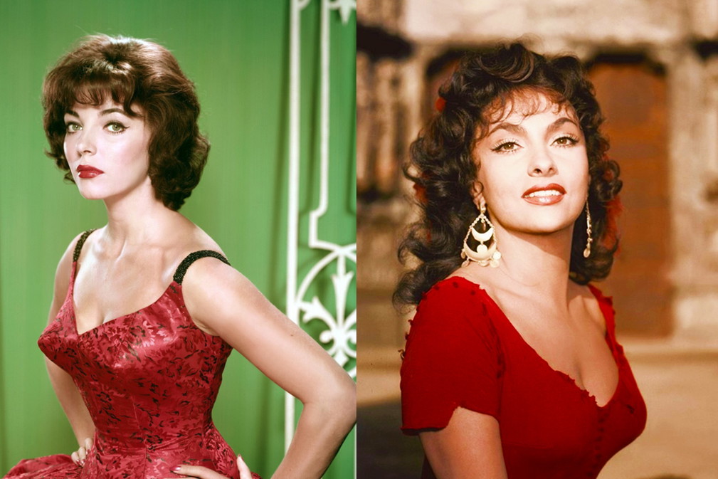 gwiazdy lat 60, JOAN COLLINS, Gina Lollobrigida