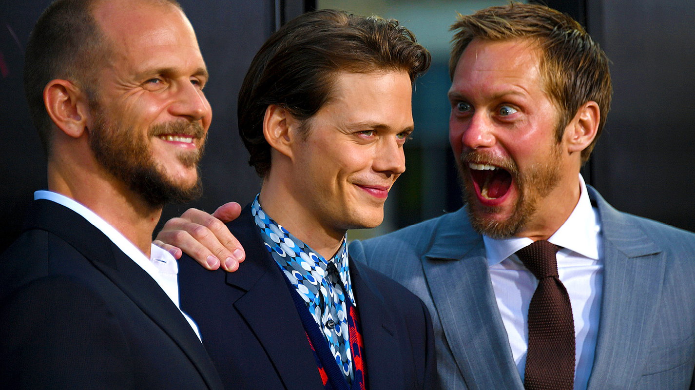 Gustaf, Bill i Alexander Skarsgard