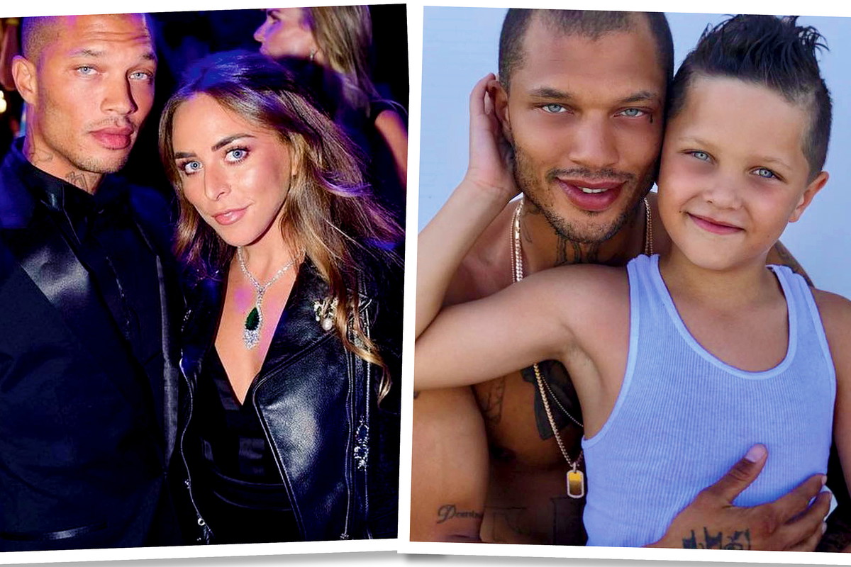 Najprzystojniejszy więzień świata, Jeremy Meeks z synem, Chloe Green