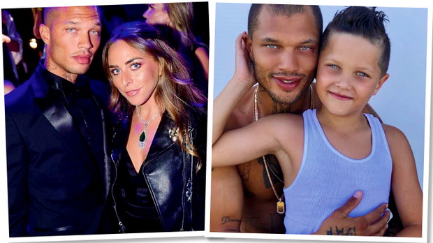 Najprzystojniejszy więzień świata, Jeremy Meeks z synem, Chloe Green