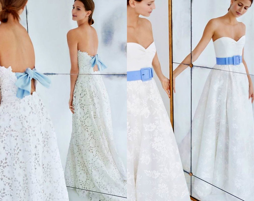 suknie ślubne Carolina Herrera, jesień/zima 2018