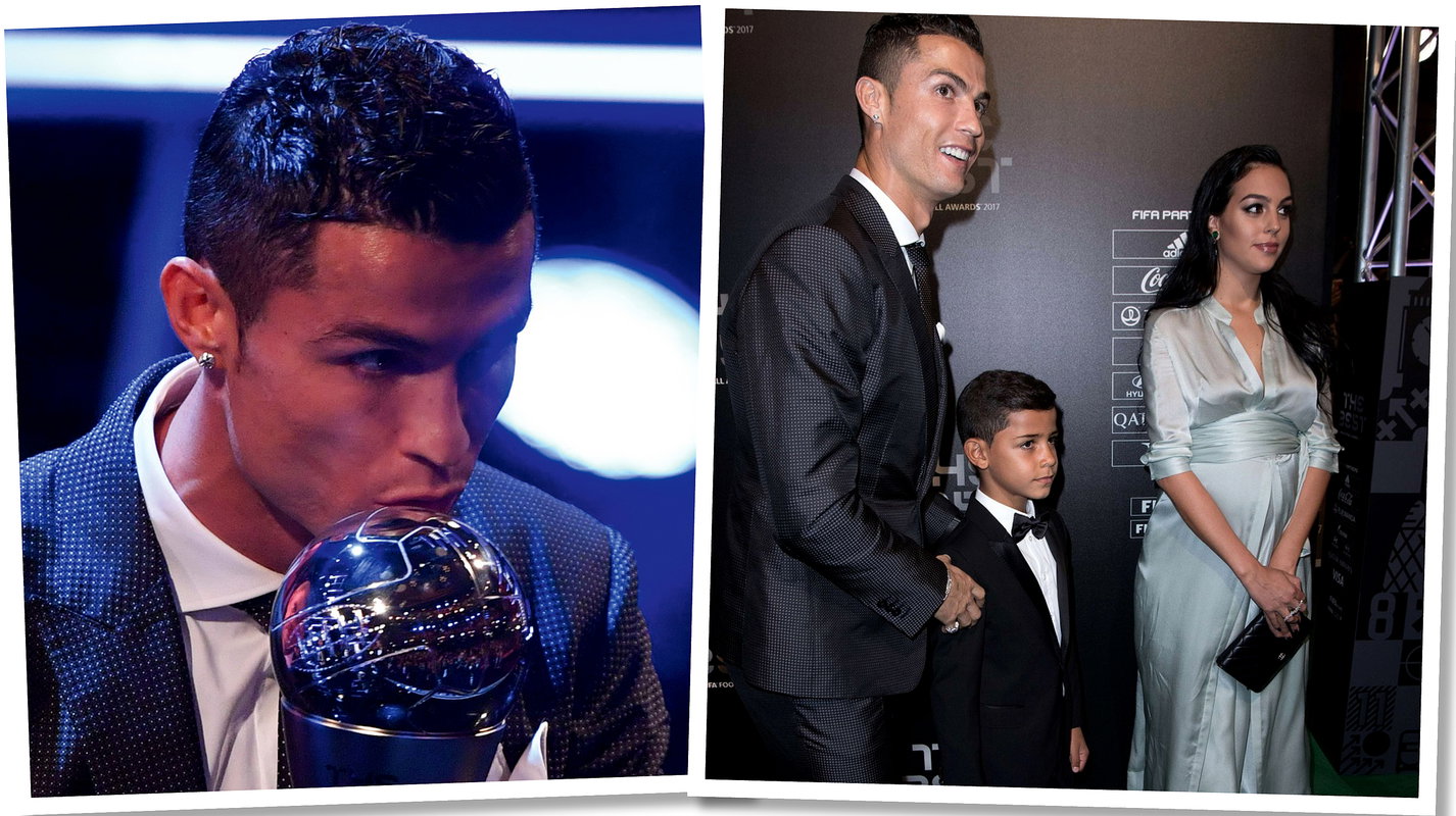 Cristiano Ronaldo odebrał Złotą Piłkę, zaś Georgina Rodriguez pochwaliła się brzuszkiem