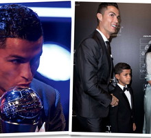 Cristiano Ronaldo odebrał Złotą Piłkę, zaś Georgina Rodriguez pochwaliła się brzuszkiem
