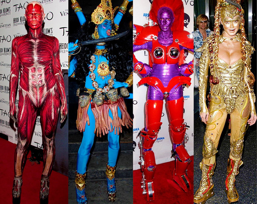 Najlepsze kostiumy heidi klum halloween