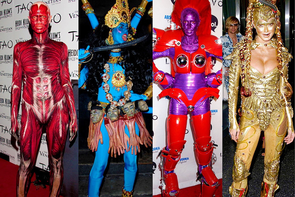 Najlepsze kostiumy heidi klum halloween