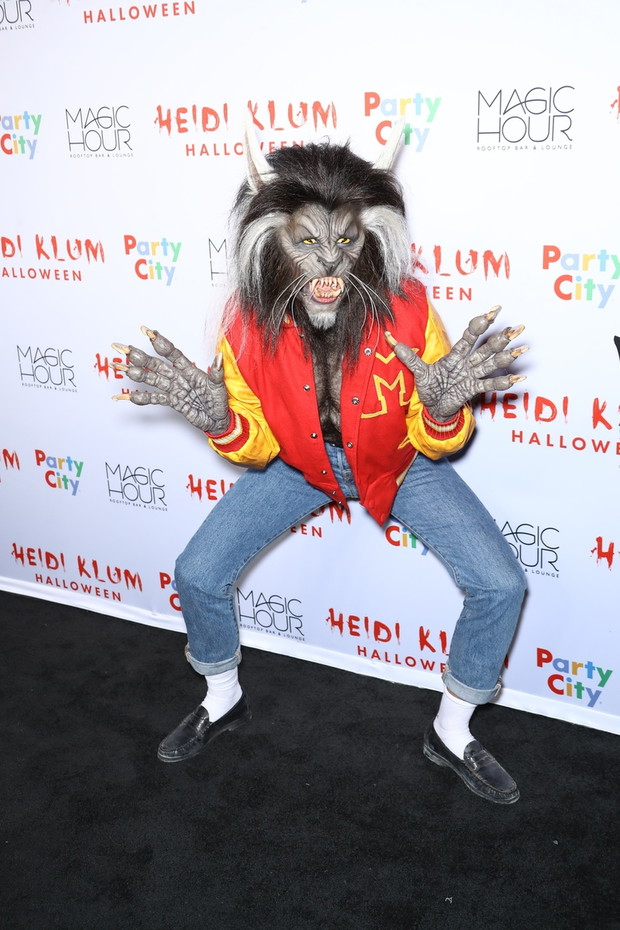 Impreza halloweenowa Heidi Klum