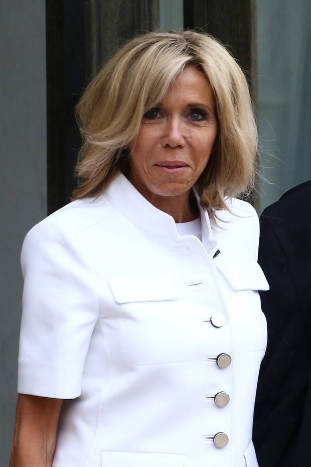 Spotkanie Brigitte Macron i Rihanny