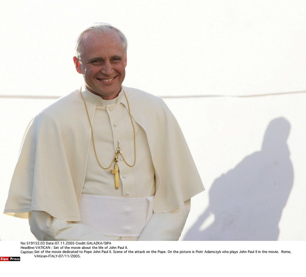 Na planie filmu Karol, un uomo diventato Papa