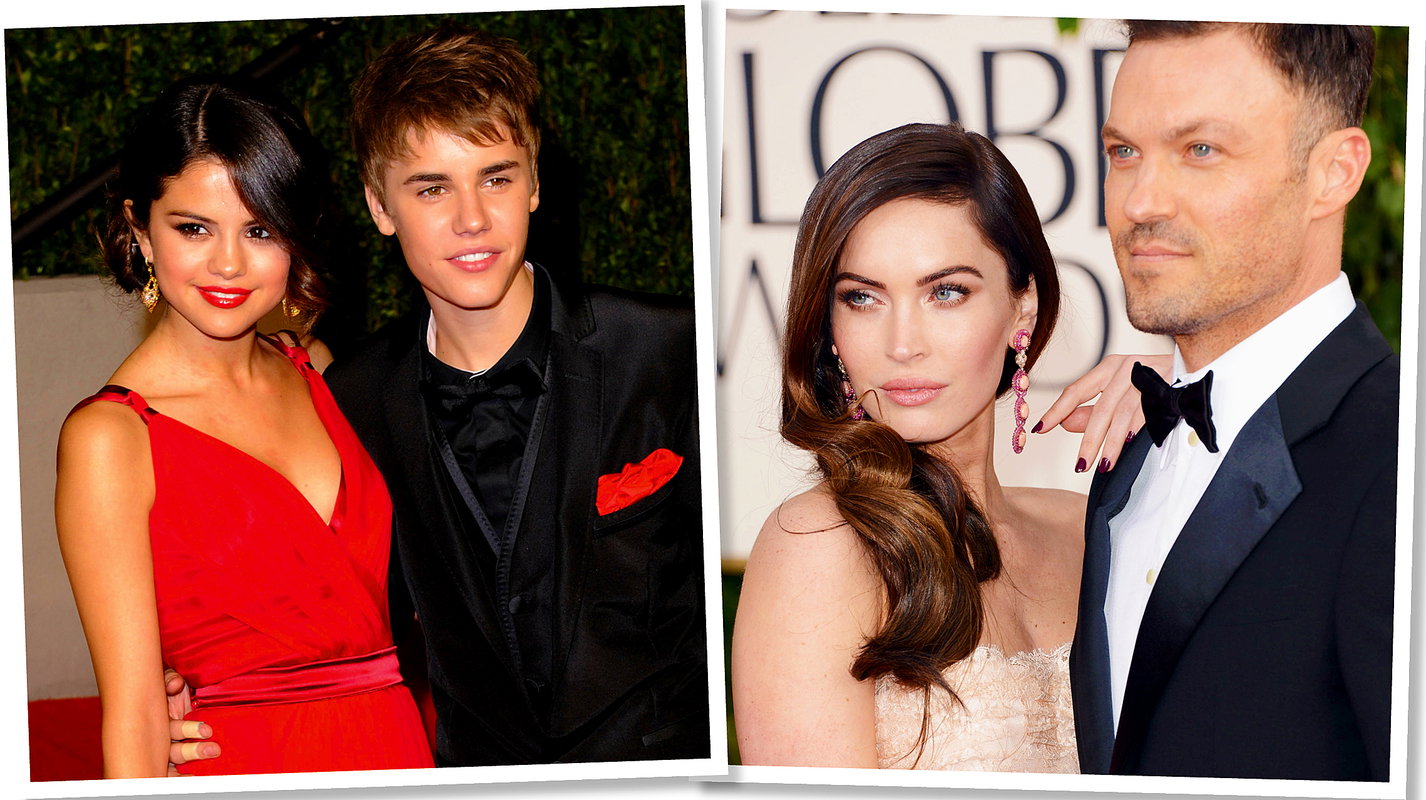 Pary które do siebie wróciły, Selena Gomez, Justin Bieber, Megan Fox i Brian Austin Green