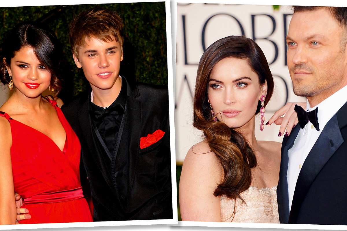 Pary które do siebie wróciły, Selena Gomez, Justin Bieber, Megan Fox i Brian Austin Green