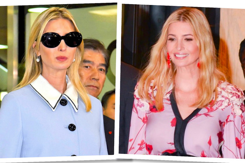 stylizacje Ivanki Trump podczas jej wizyty w Japonii