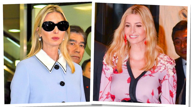 stylizacje Ivanki Trump podczas jej wizyty w Japonii
