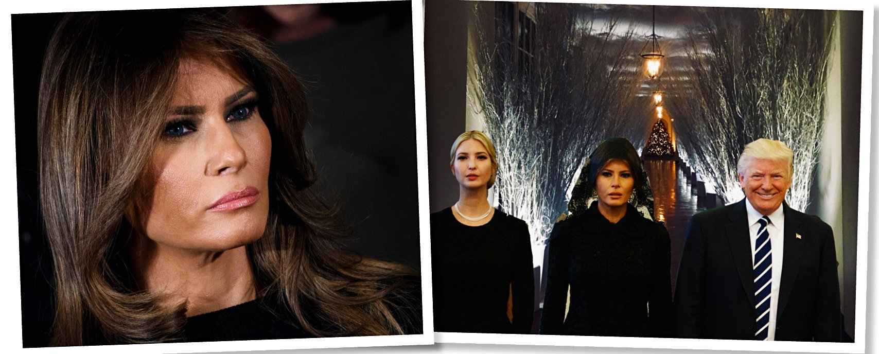 Internauci wyśmiali świąteczną dekorację Melanii Trump