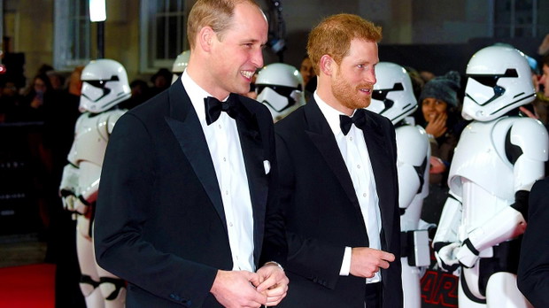 Gwiezdne wojny, książę William i książę Harry