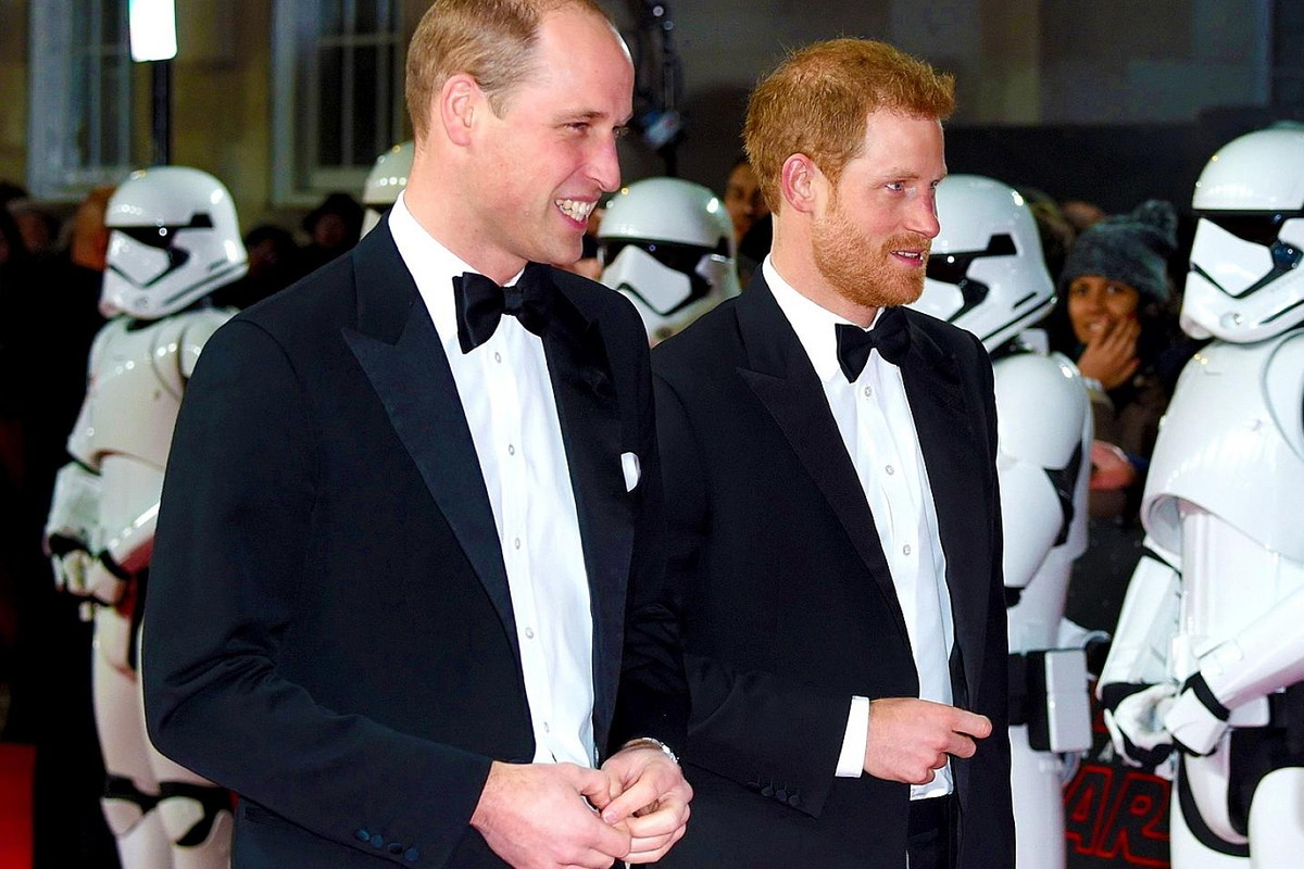 Gwiezdne wojny, książę William i książę Harry