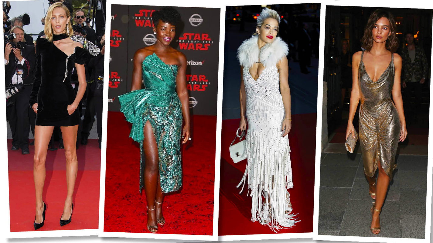 Anja Rubik, Lupita Nyong’o, Rita Ora, Emily Ratajkowski w najmodniejszych kreacjach sylwestrowych