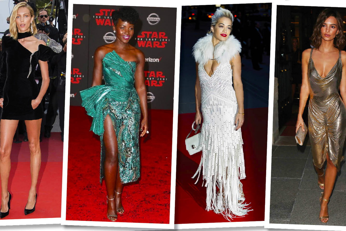 Anja Rubik, Lupita Nyong’o, Rita Ora, Emily Ratajkowski w najmodniejszych kreacjach sylwestrowych