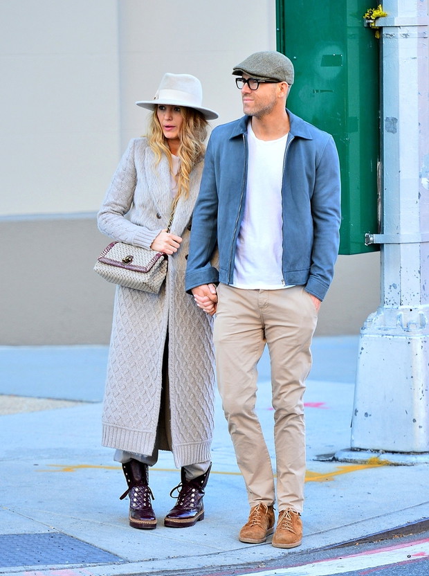 Blake Lively i Ryan Reynolds na spacerze
