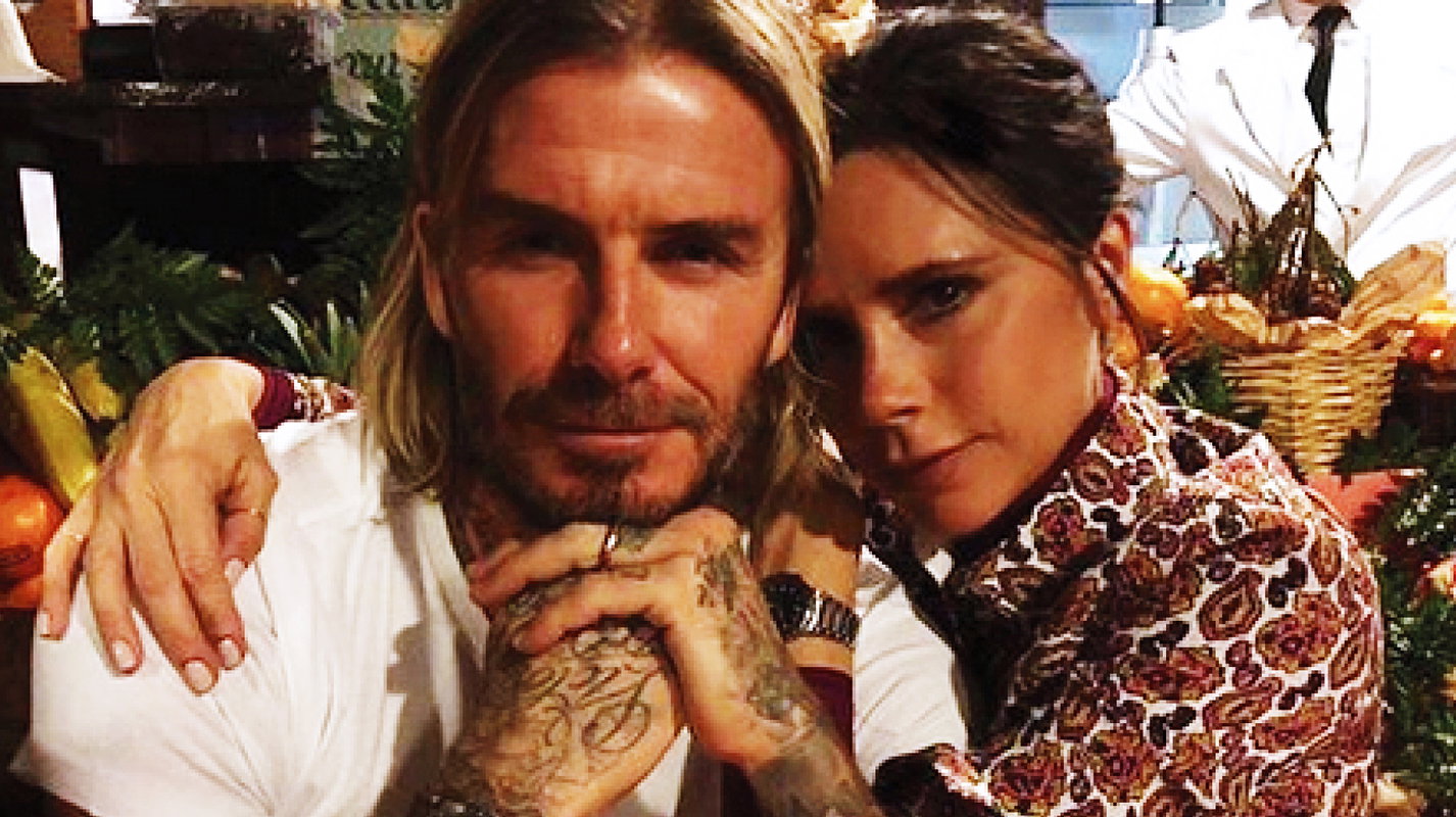 David i Victoria Beckhamowie w Paryżu