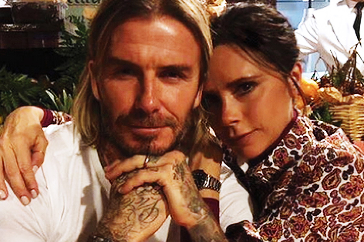 David i Victoria Beckhamowie w Paryżu