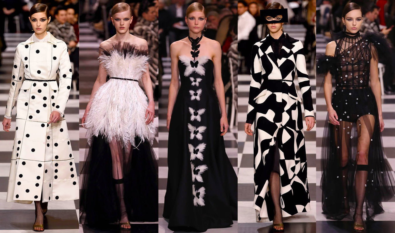 Pokaz dior haute couture na wiosnę 2018