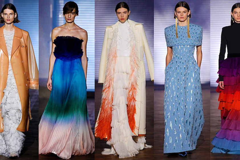 Pokaz givenchy haute couture na wiosnę 2018