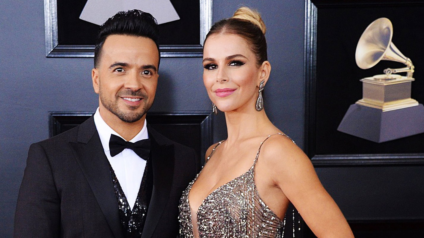 Luis Fonsi z żoną, Agueda Lopez, Grammy 2018