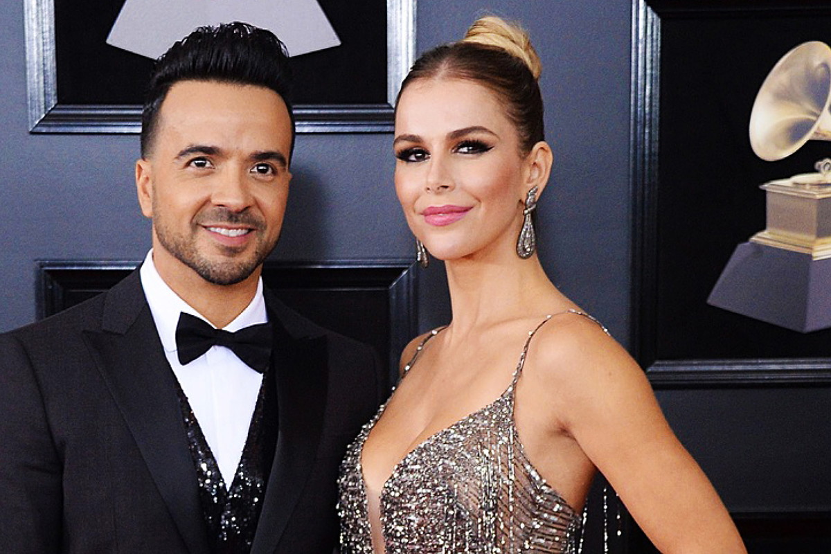 Luis Fonsi z żoną, Agueda Lopez, Grammy 2018