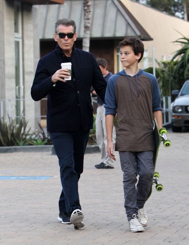 Pierce Brosnan z synem
