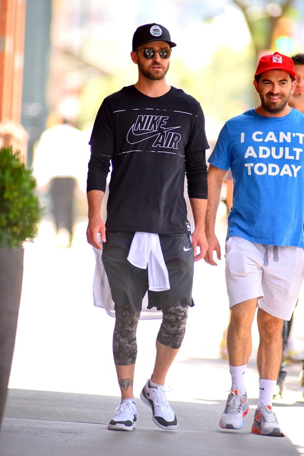 Justin Timberlake na czarno