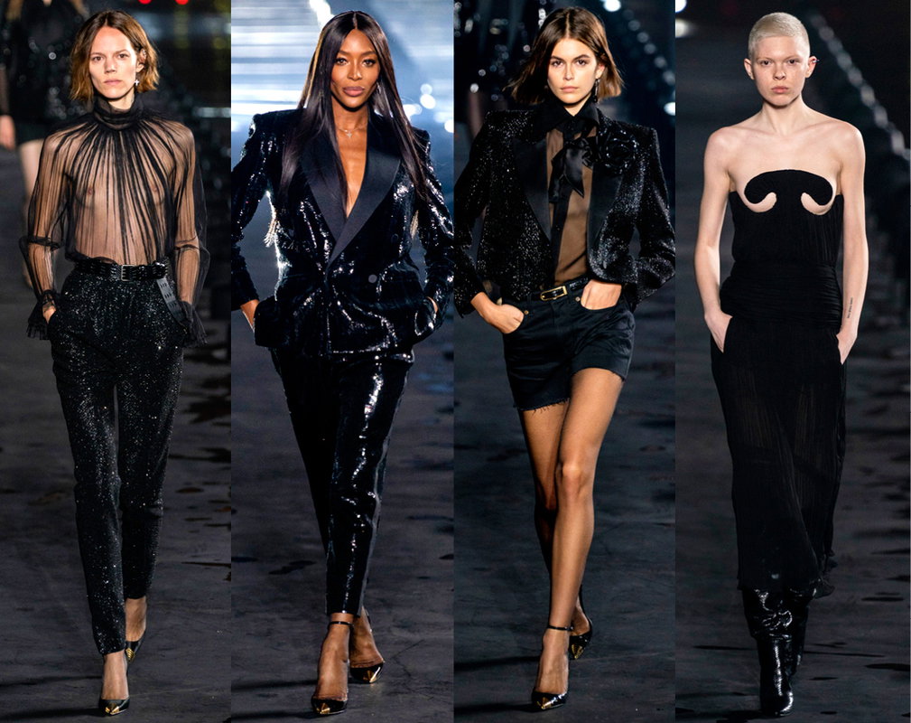 Saint Laurent pokaz na wiosnę 2020