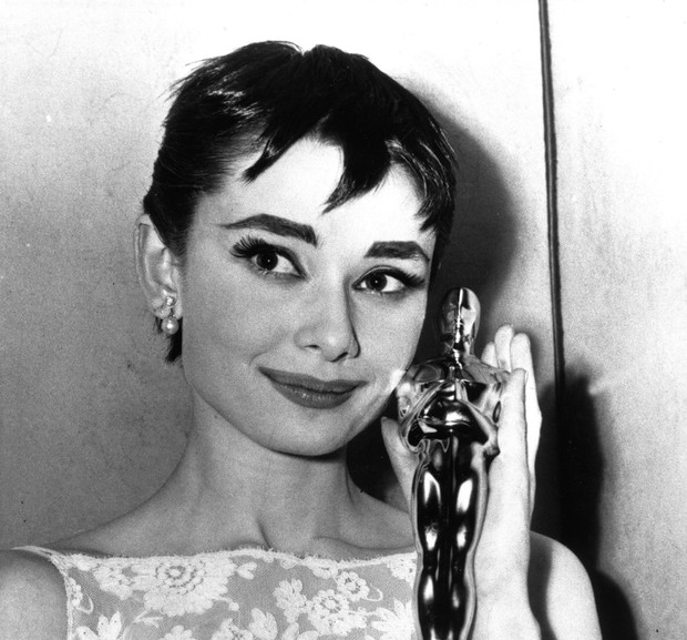 Hepburn, Audrey - Schauspielerin, mit dem Oscar fuer 'Ein Herz und eine Krone'