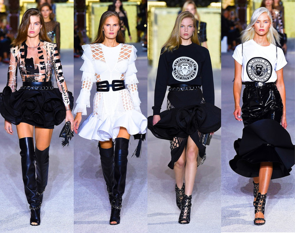Pokaz Balmain na wiosnę 2018