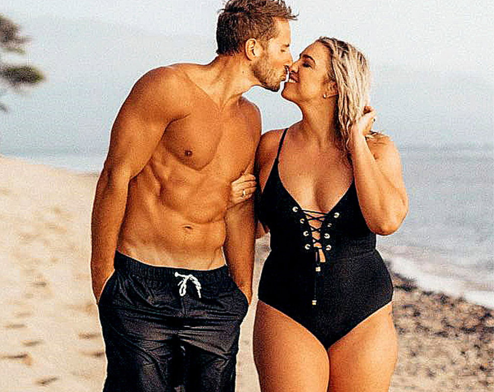 Jenna Kutcher, fotografka, ma rozmiar plus size i wysportowanego męża