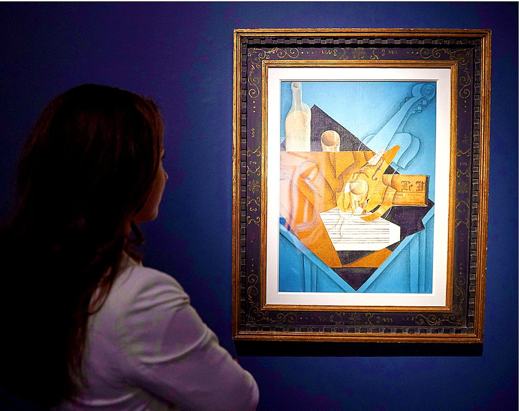 kolekcja Rockefellerów, hiszpański malarz Juan Gris, 1914, La table de musicien