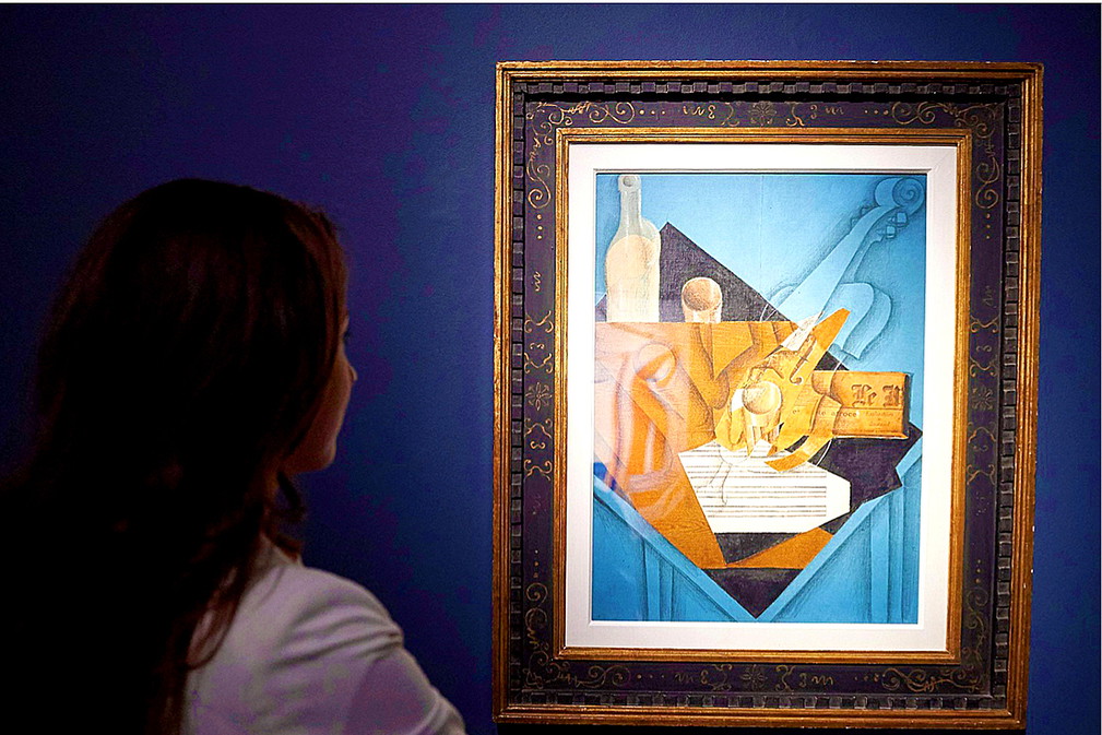 kolekcja Rockefellerów, hiszpański malarz Juan Gris, 1914, La table de musicien